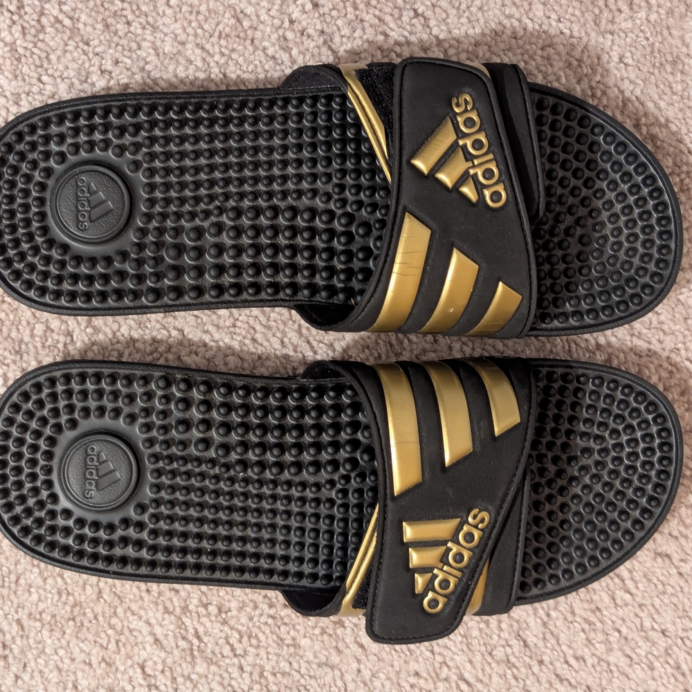 Adidas Black Slide Sandals
